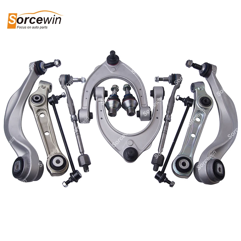 

12Pcs Auto Parts Car Front Suspension Control Arms Kit Ball Joint Assembly For BMW 5 Series F10 F11 F12 F18 AWD 31126794203
