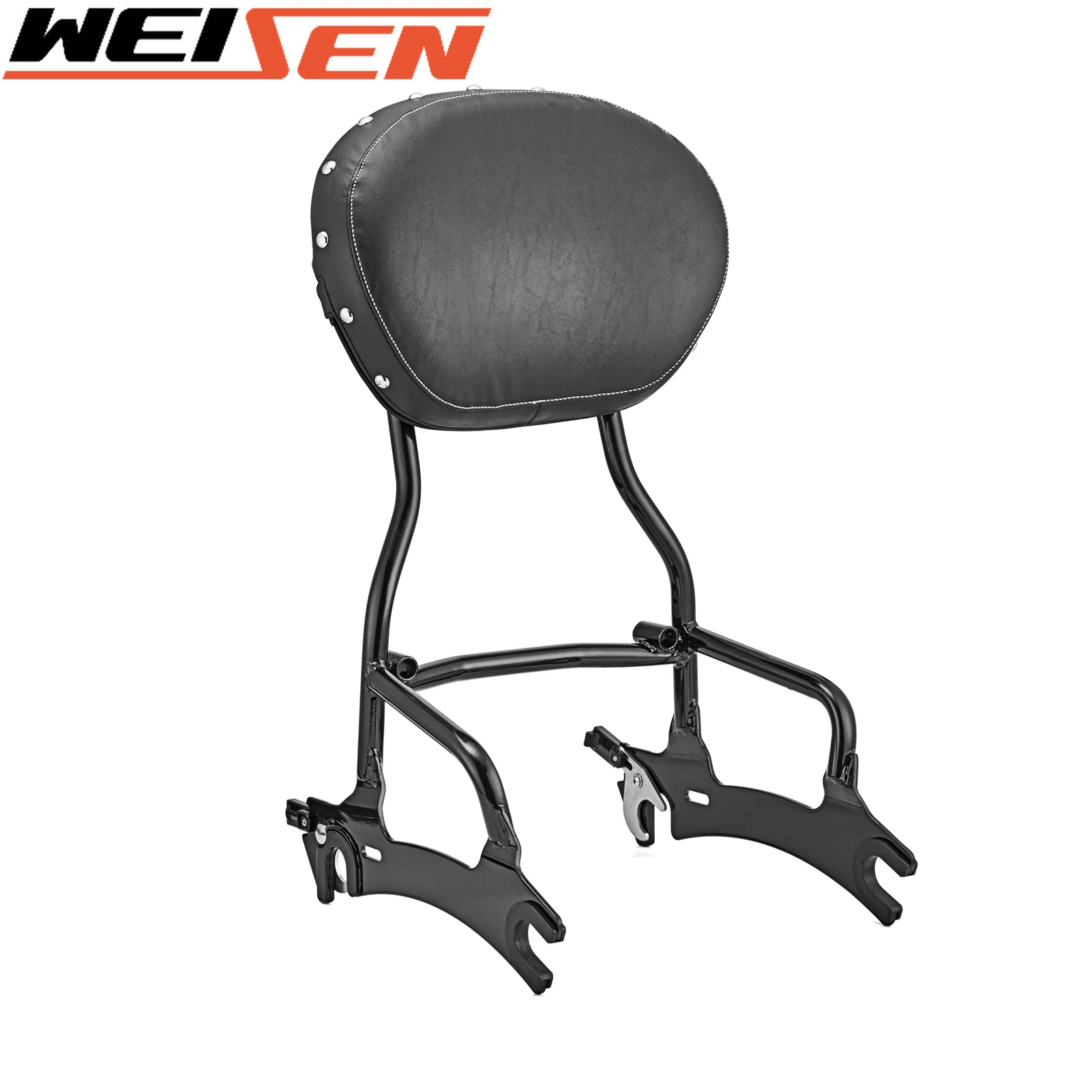 

12" Passenger Backrest Sissy Bar With Backrest Pad For Indian Chief Vintage /Classic /Dark Horse Steel Motorcycle Accessories