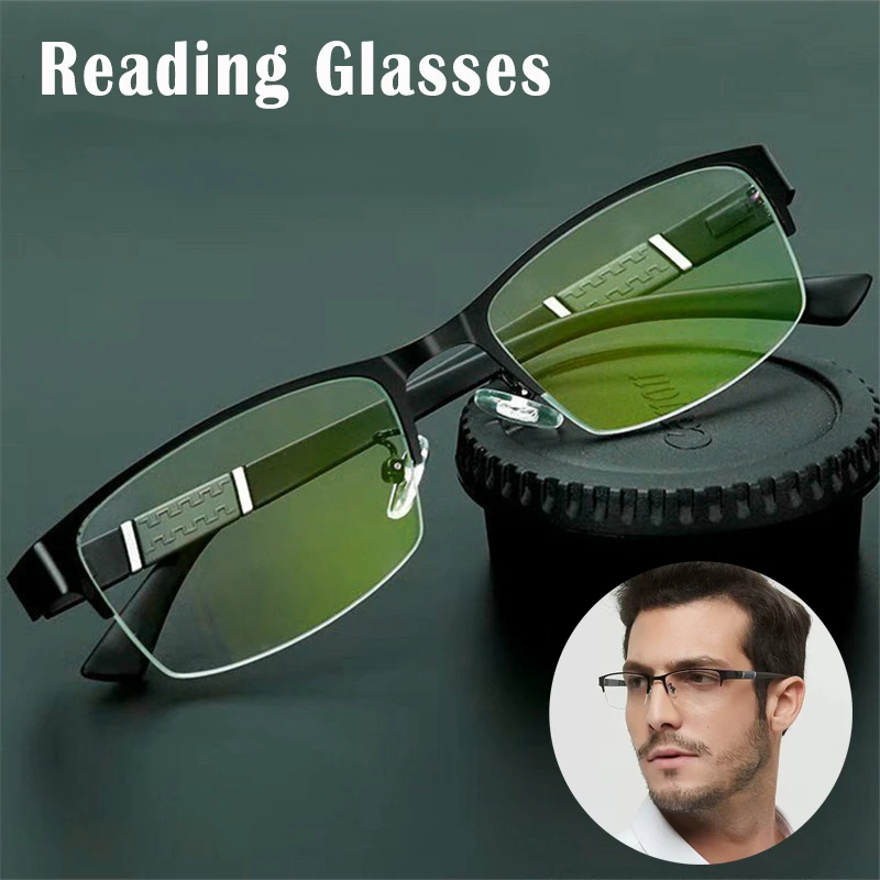 ReadingGlassesMenWomenHighQualityHalfframeDiopterGlasses