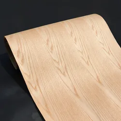 Natural Red Oak Wood Veneer for Interior Design and Furniture Renovation - Wide Panel (Crown Cut)