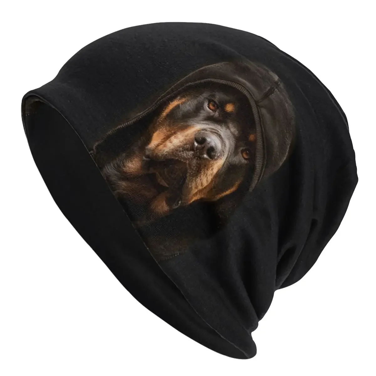 

Rottweiler Mix Dogs Bonnet Homme Outdoor Thin Skullies Beanies Caps For Men Women Novelty Hats