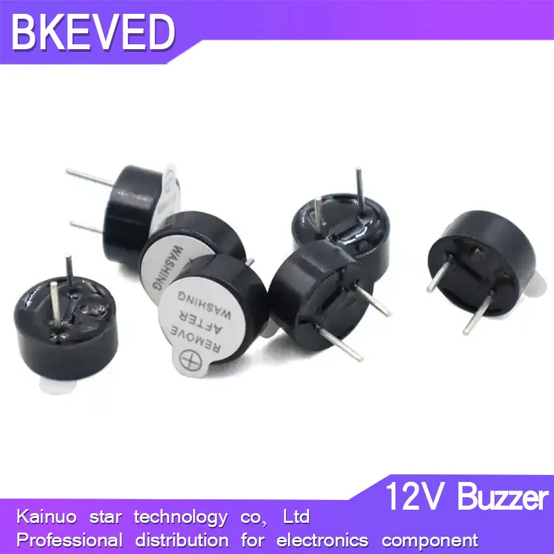 10pcs Active Buzzer Alarm 3V 5V 15V 12*9.5mm Sounder speaker Buzzer active buzzer