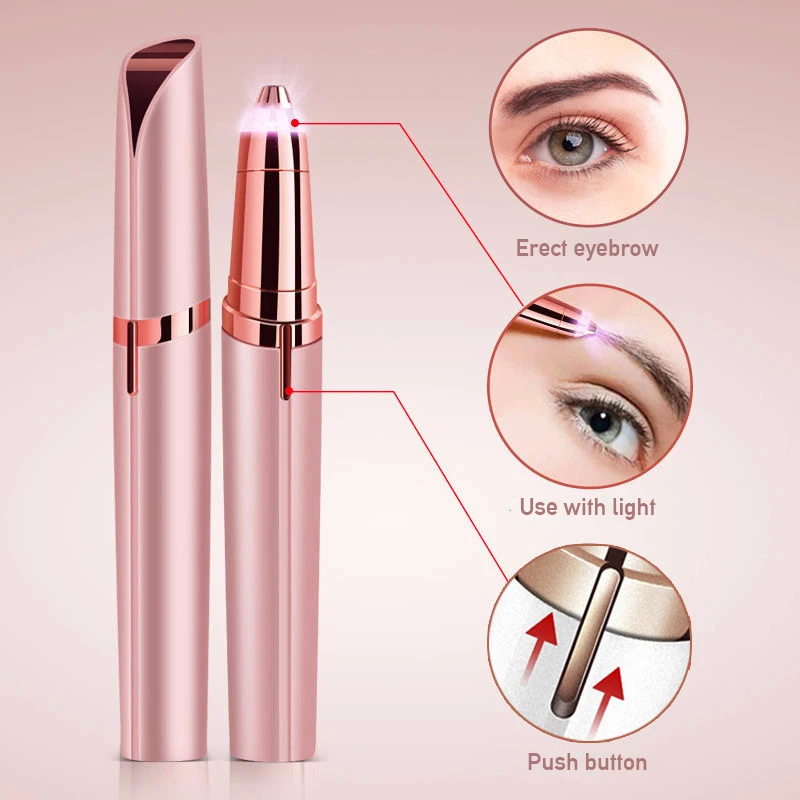 Eyebrow Trimmer Women Electric Eyebrow Trimmer Security Hair Removal Mini Shaper Shaver Painless