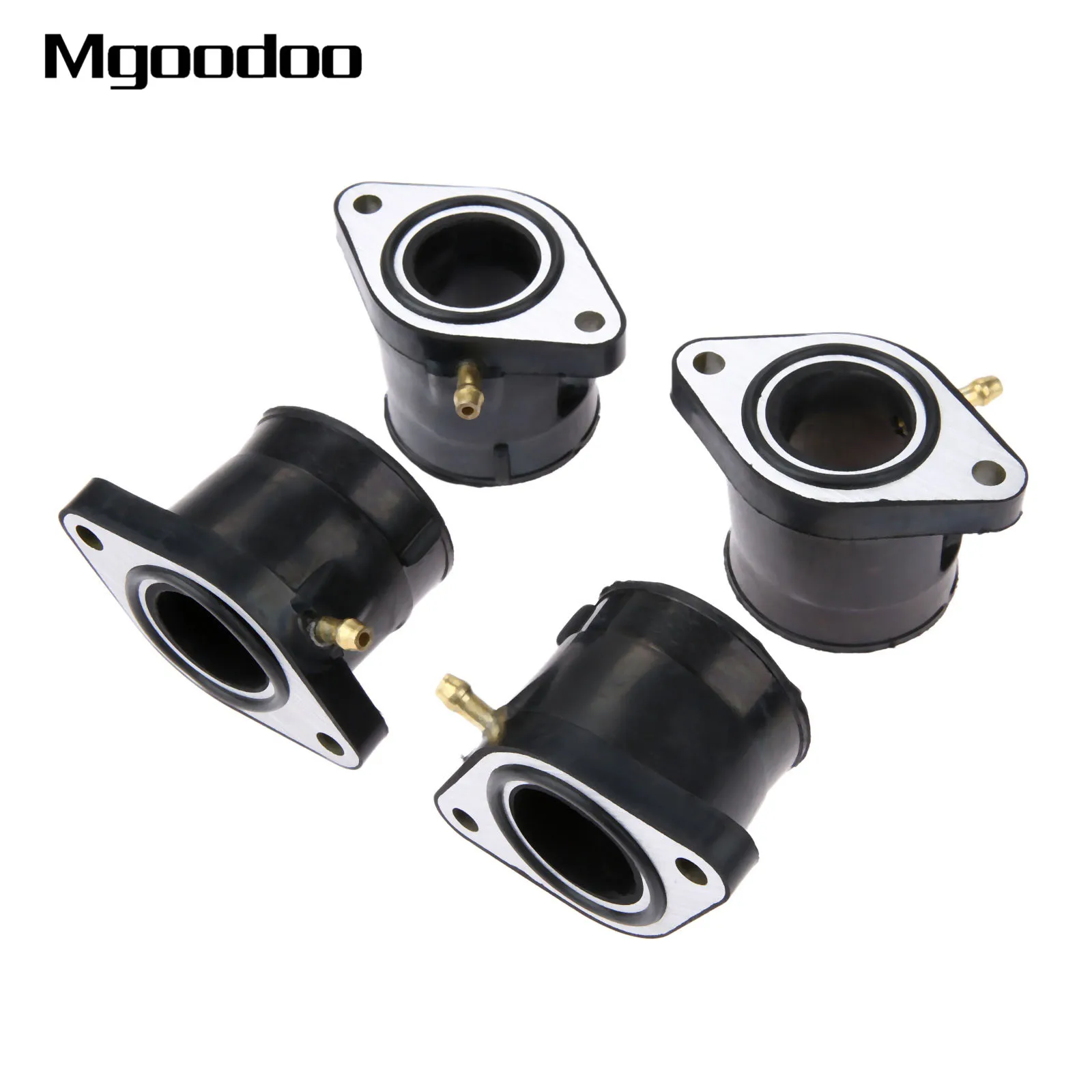 4Pcs Motorcycle Carburetor Intake Manifold Interface
