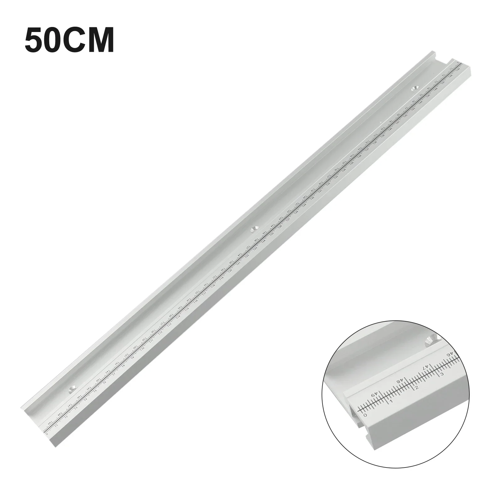 실용적인 라우터 테이블 T 슬롯 마이터 트랙, 알루미늄 합금, 라우터 테이블 하이 퀄리티, 30 cm, 40 cm, 50 cm, 60cm, 45x12.5mm