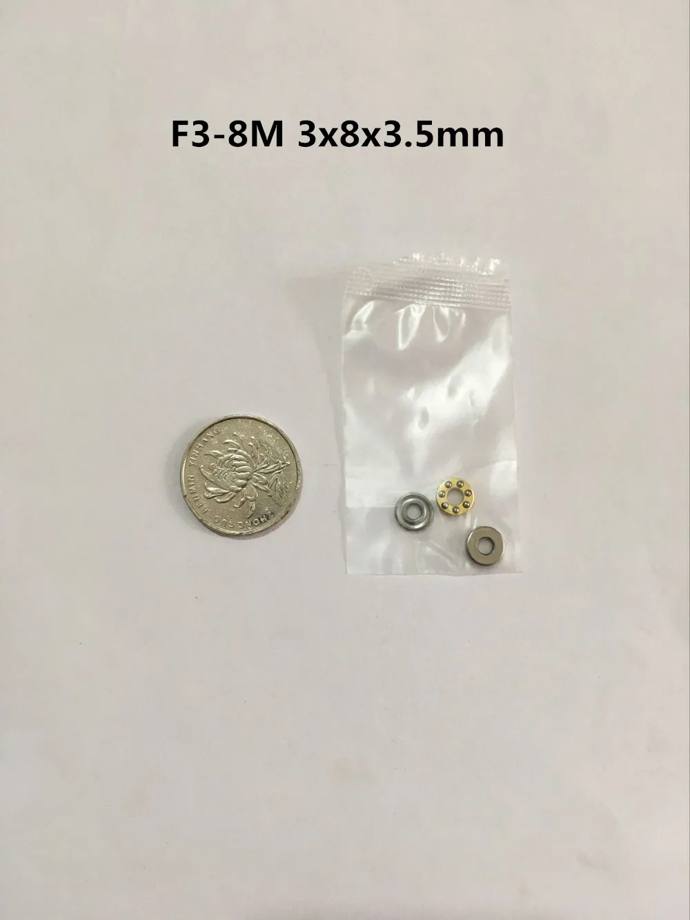 1PC F2-6M F3-8M F5-10M F5-11M F6-12M F8-14M F8-16M F10-18M F12-21M F12-23M Mini 3-in-1 Plane Axial Ball Bearing Thrust Bearing Ball Bearings