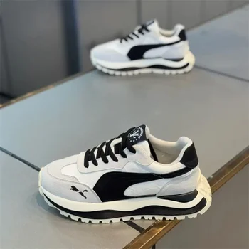 2025 Casual Shoes Men's Sports Sneakers Street Casual Platform Shoes Soft and Comfortable Non-slip Fashion Men's Shoes 1