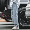 Maden Washed Denim Jeans 12.8 oz Retro Loose Straight Trousers Baggy Pants Oversize 28-38 Fashion Men’s Clothes 2 Colors 2
