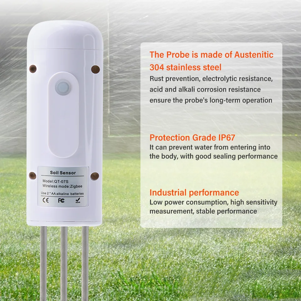 Testeur De Sol 3 En 1 PH, Humidité, Température – Écran LCD Rétroéclairé – Pour Jardin, Pelouse, Plantes D'intérieur