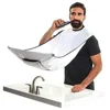 1pc Men Beards Shaving Aprons Creative Wall Mirror Suction Haircut Wrap Cape Home Salon Moustache Beard Shaving Apron 2