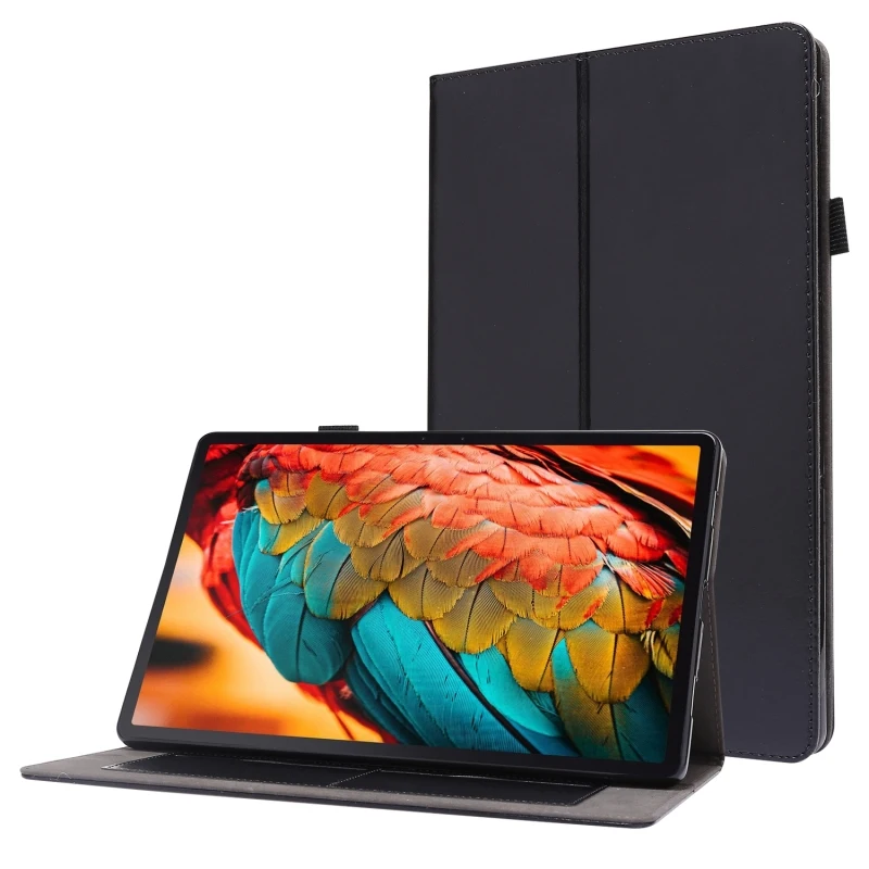 Per Lenovo Tab P11 Pu Leather Two Fold Bracket Style Flat Anti Falling Cover Guscio Protettivo Con Porta Biglietti Da Visita