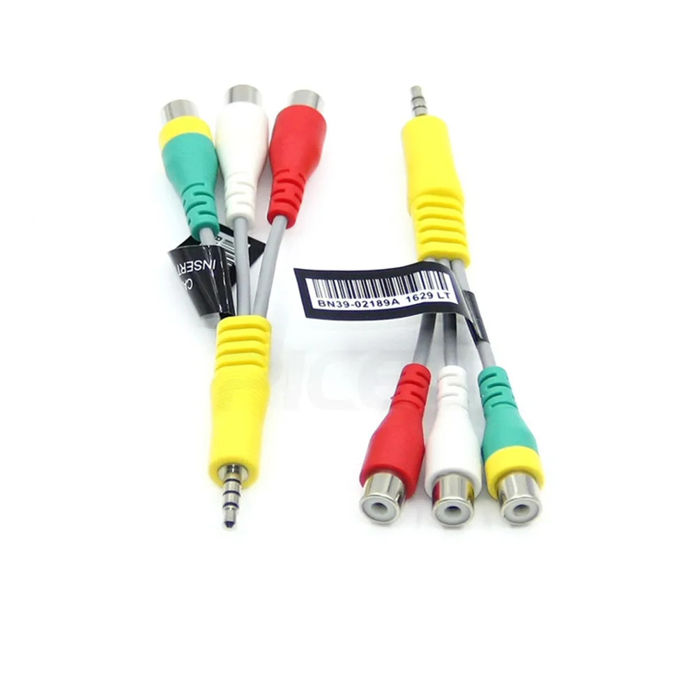 Adaptador de Cable de BN39 02189A de CC a RCA AV, adaptador de CA de