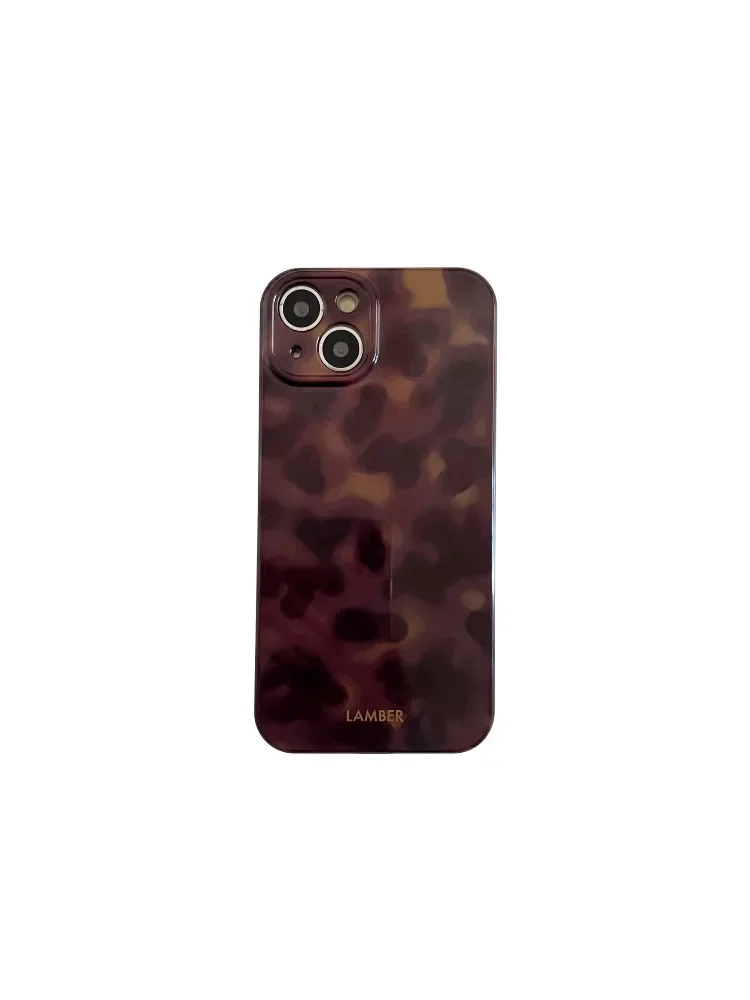 Vintage Amber Pattern Phone Cover Case in Brown