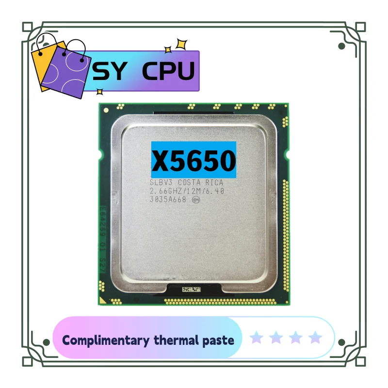 Lga 1700 Cpu For Intel Xeon X5650 SiX Core Twelve Threads