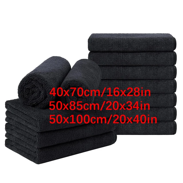 2/5Pcs Bleach Proof Towels Microfiber Quick Dry Hand Towels for home hotel beauty salon Hair Stylist Resort Spa Towel