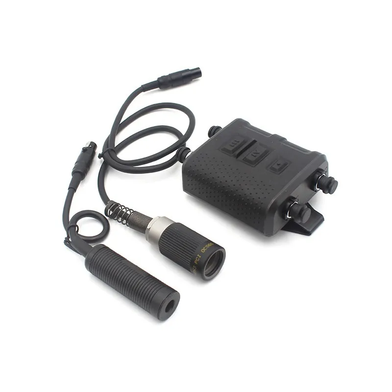 PTT V60 Tactical Transmitter Receiver Connector For AMP Headset Comtac3 HeadSet 6 PIN Adapter Cable KN6 To U174/U Set