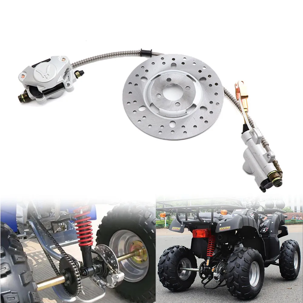 ATV Hinten Hydraulische Scheibenbremse System Fußbremse Montage Für DIY China 150cc 200cc 250cc UTV Buggy Quad Bike Taotao Zubehör – Detail 1