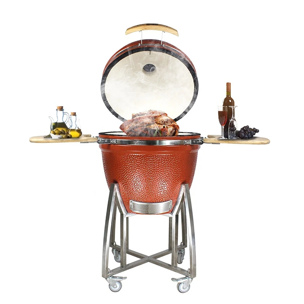 

Asador Churrasqueira 13 18 22 26 Egg Smoker Camodo Ceramic BBQ Factory directly Best selling Ceramic Egg Kamado Grill