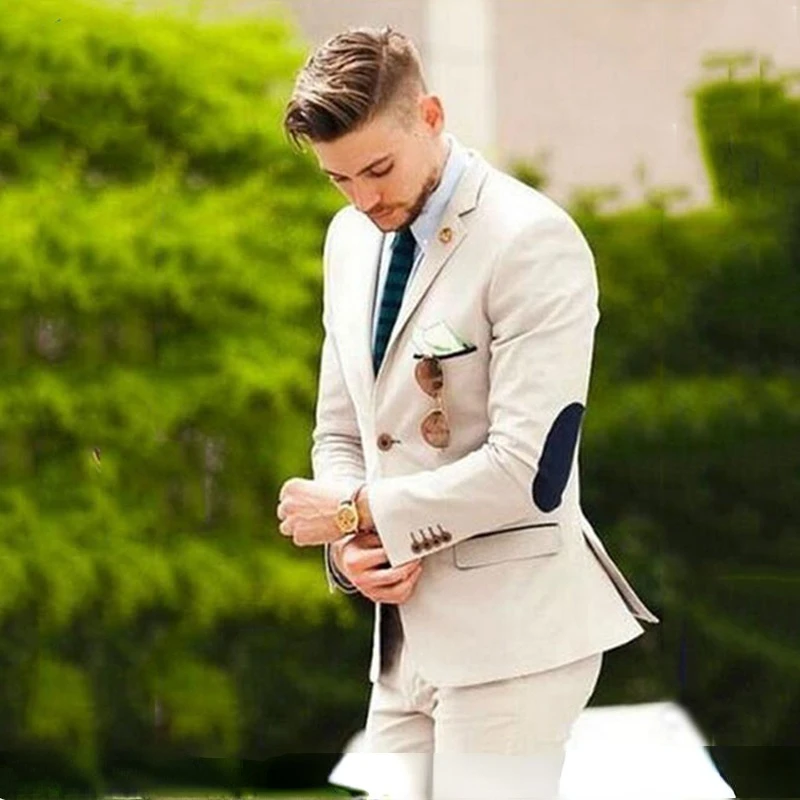 mens shirts with leather elbow patches