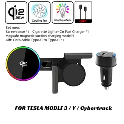 Magnetic Wireless Charging Car Phone Mount with 15W Fast Charge (Qi2.2 with Charger)