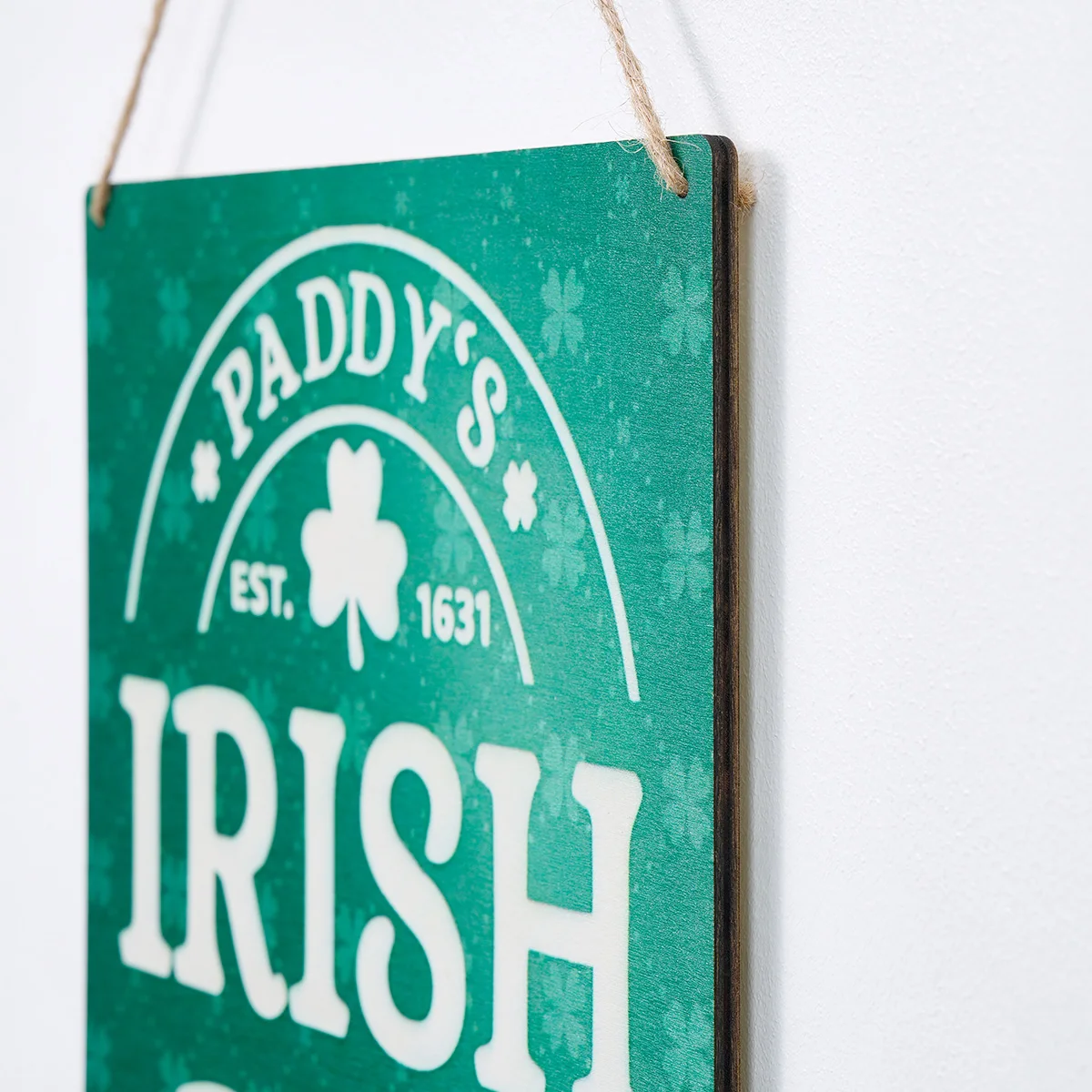 1PC,St.Patrick's Day wooden English decorative sign,St.Patrick's Day sign, suitable for St.Patrick's Day decoration, Irish Pub