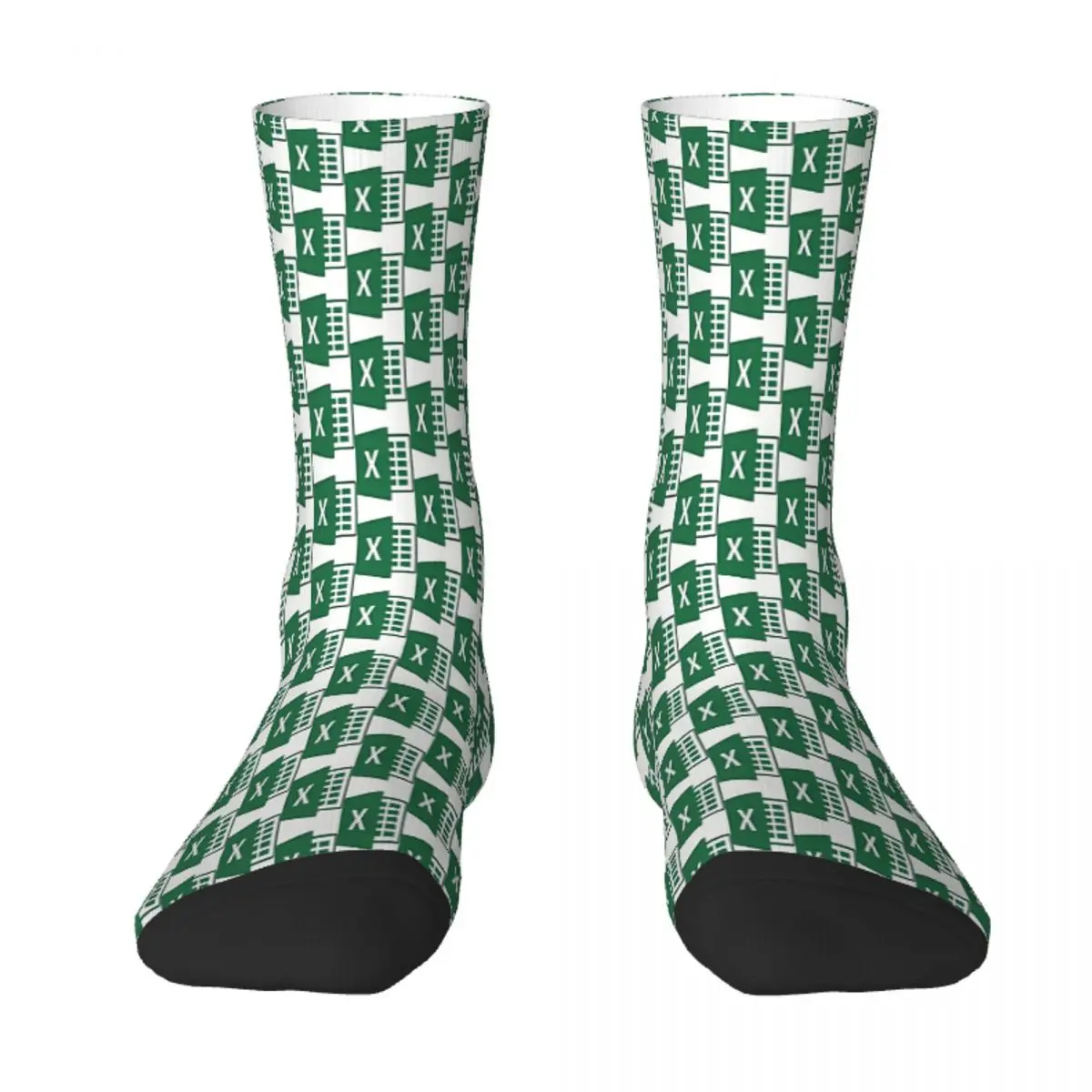 

Excel Linux Python Code Sock Socks Men Women Polyester Stockings Customizable Sweetshirt