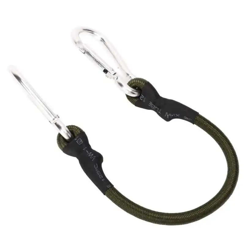 Heavy Duty Bungee Cord Easy Fixation Firm Multipurpose Strong Wear Resistance Bungee Straps with Carabiners for