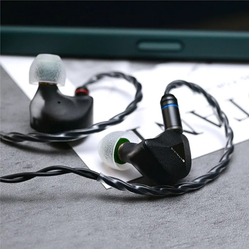 TANGZU x DIVINUS FUDU VERSE1 ZEN Series 10mm Dynamic Driver + 2Balanced Armature Hybrid In-ear Earphone 4.4MM 3D PrintedShell