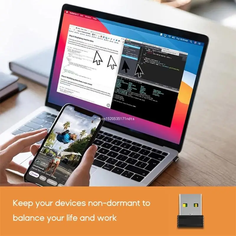 Mouse Usb Jiggler Mouse Movimento Simulatore Mouse Jiggler Mouse Mover Dropship Senza Driver