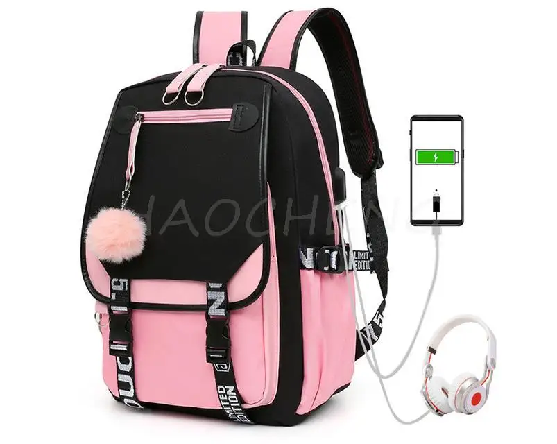 FOKDUVB Large School Backpack For Teens - Water-Resistant, 15.6" Laptop Compartment, Ergonomic Straps