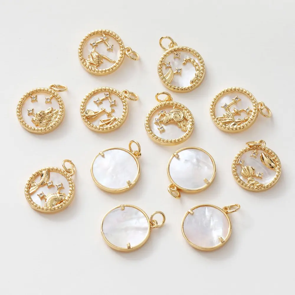 1PCS 16mm ڿ  ڸ   Ʈ  󸮿   Ȳ    ŷ DIY 14k   ׼ 