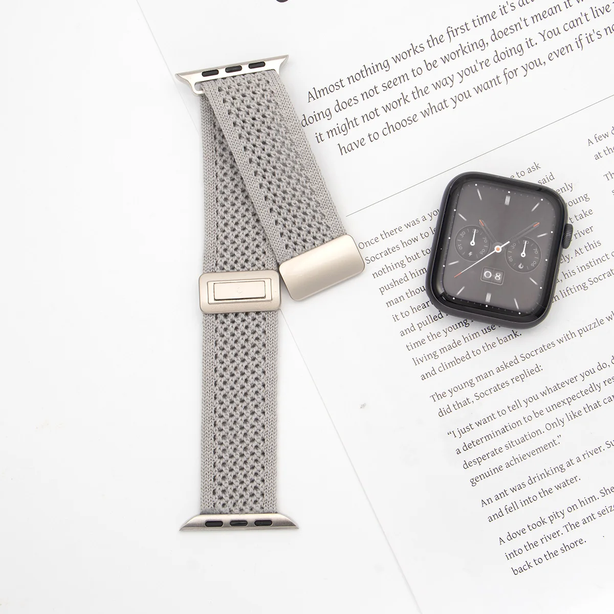 Braided Loop Nylon Strap for Smartwatch - Durable and Stylish Replacement Bracelet Band