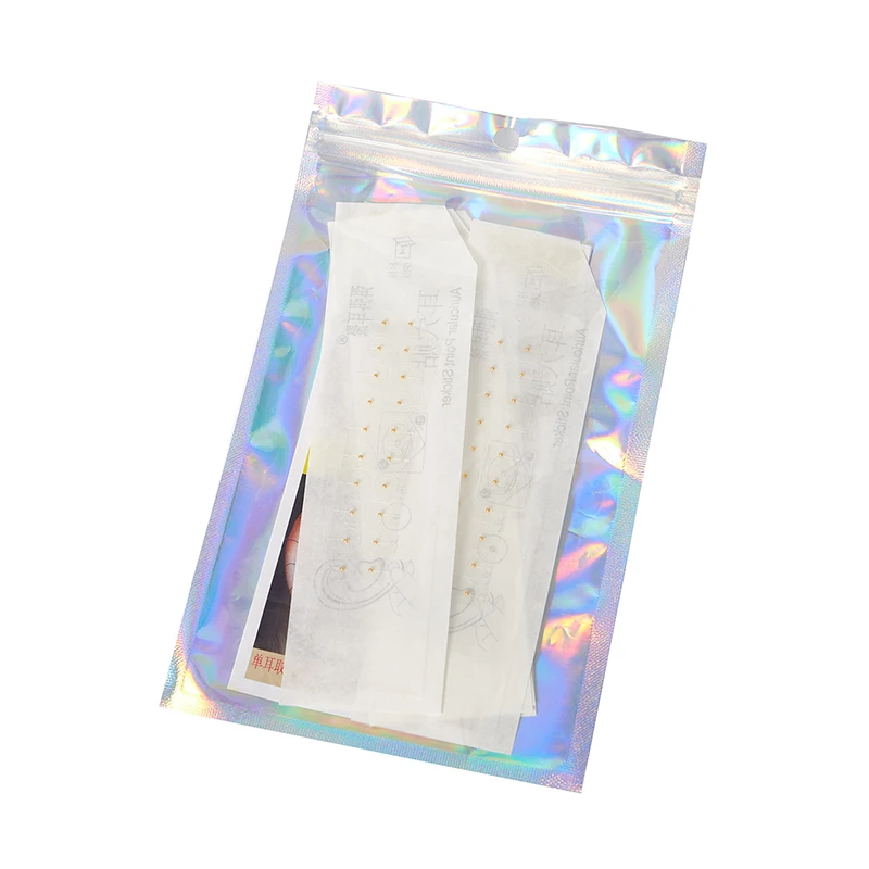 100/200Pcs Transparent Ear Point Stickers Ear Pressure Stick Acupuncture Magnetic Beads Auricular Ear Stickers Massage 5