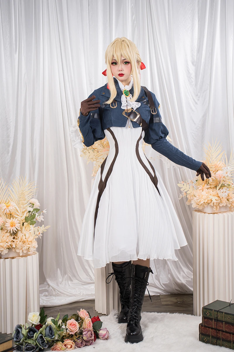 ヴァイオレット・エヴァーガーデン　コスプレ　フルセット ヴァイオレット・エヴァーガーデン コスプレ フルセット Amazon