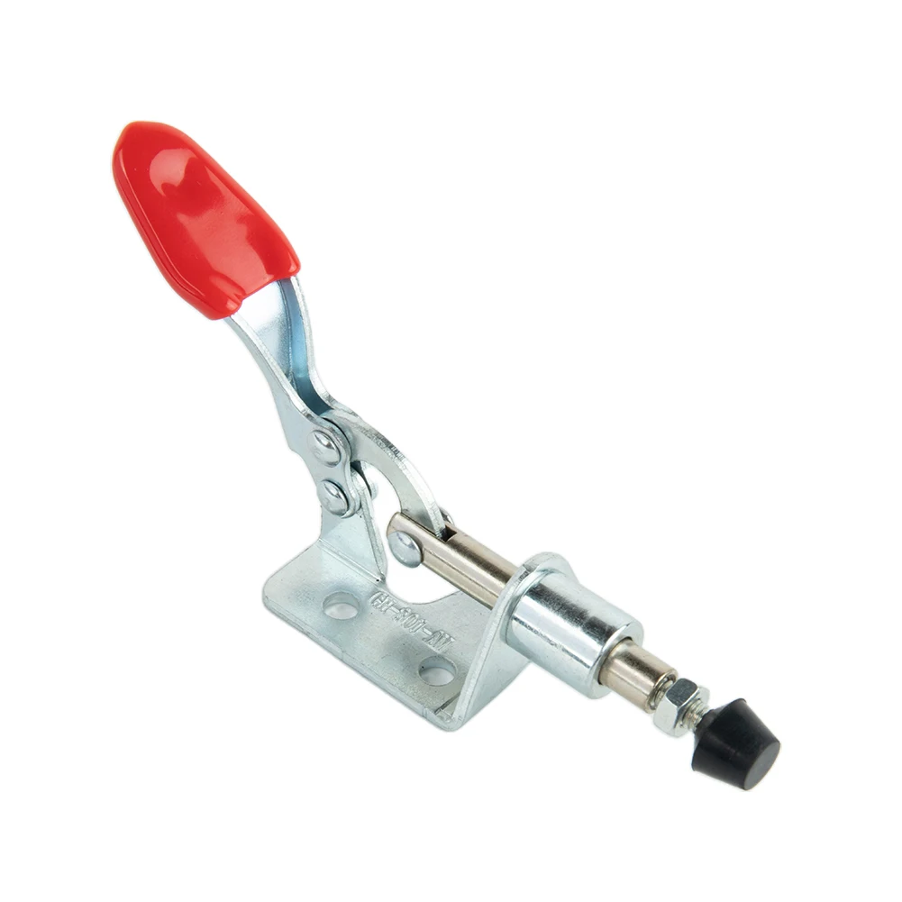 

1pc GH-301-AM Toggle Clamp Push-pull Clamps 45kg Holding Capacity Antislip Vertical Toggle Clamp Hand Tool Vertical Type