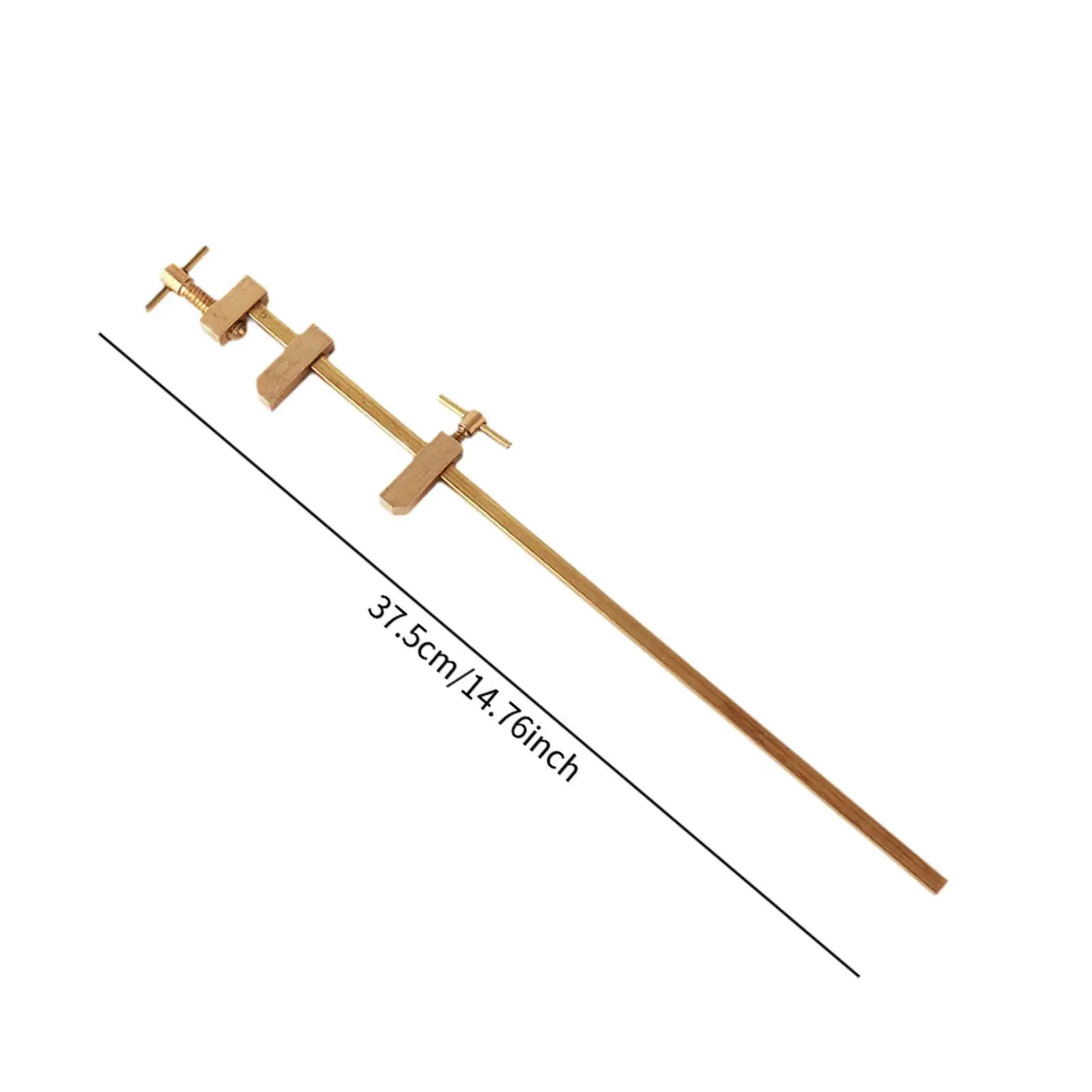F Clamp Japanese Wood Clamp Brass Comfortable Fixture Splicing Board Positioning Panel Miniature Heavy Duty Woodworking Clamp