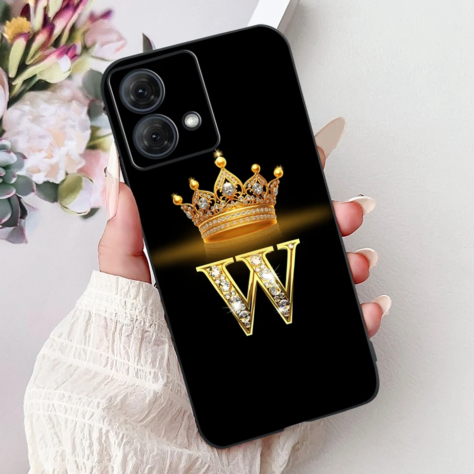 Luxury Soft Silicone Phone Case with Elegant Letter Design