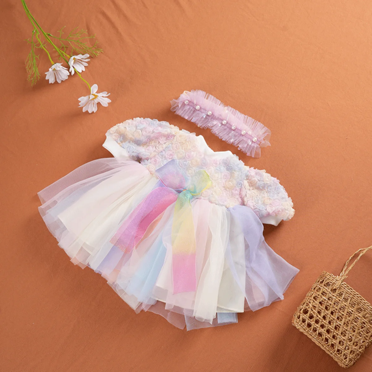 rainbow skirt purple