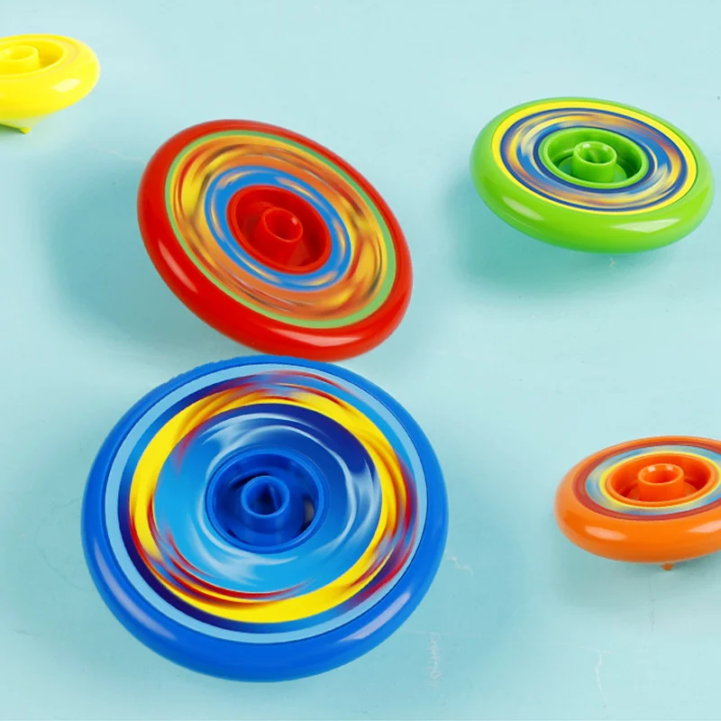 Spinning Top Toy Spinning Top Children's Hand Turning Luminous Stacking Superimposing Top Color Toy Random Color Children's Birthday Gift