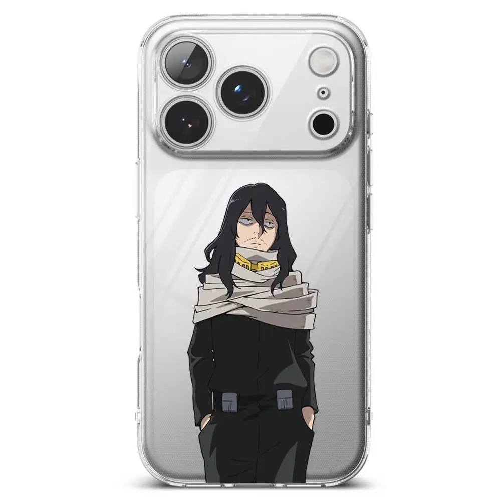 Shota Aizawa Anime My Hero Academia Luxury Transparent Phone Case