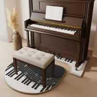 Piano Soundproof Floor Mat Noise Reduction Sound Absorption Special Soundproof Mat Creative Art Carpet Easy To Care Rug Alfombra 1