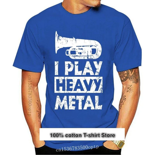 Camiseta Vintage desgastada para hombres y mujeres, camisa divertida de  banda de Tuba, Heavy Metal, nueva - AliExpress