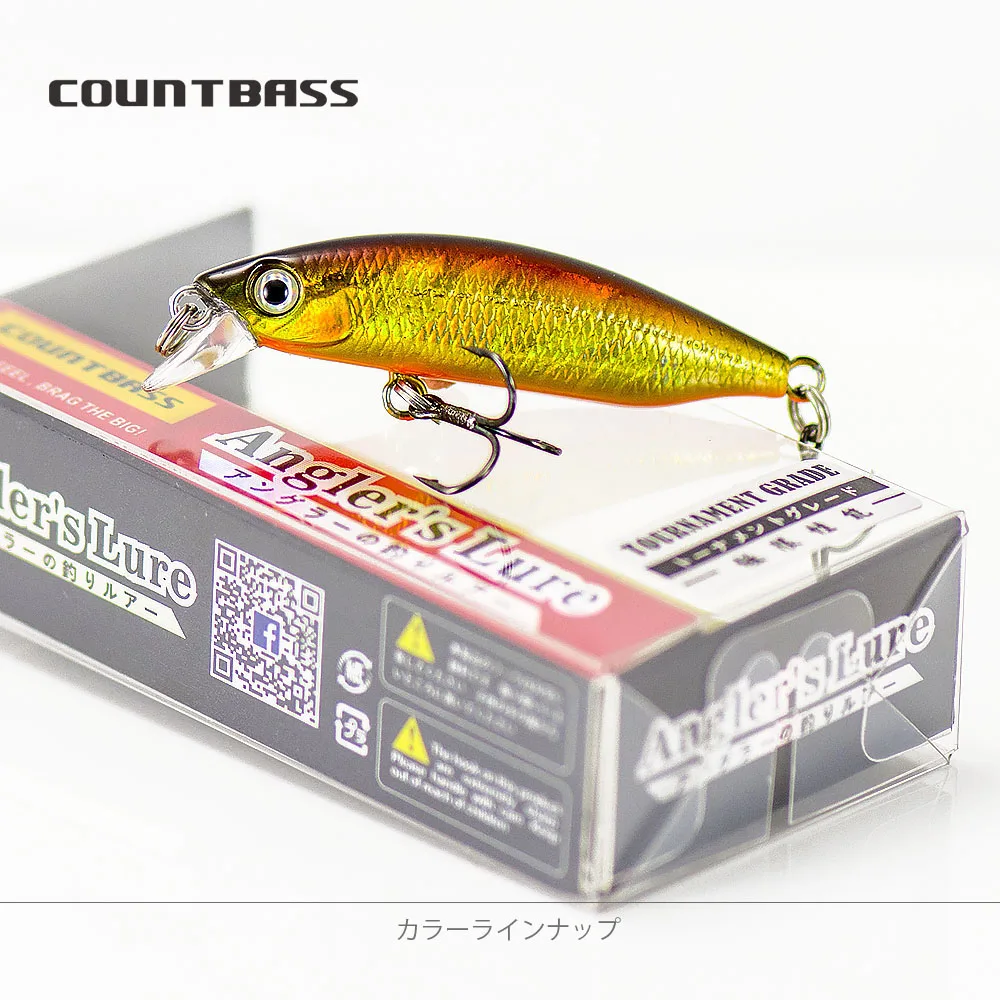 COUNTBASS Sinking Minnow 48 mm 3,7 g Angelköder Wobbler Hardbaits Angelköder – Detail 23