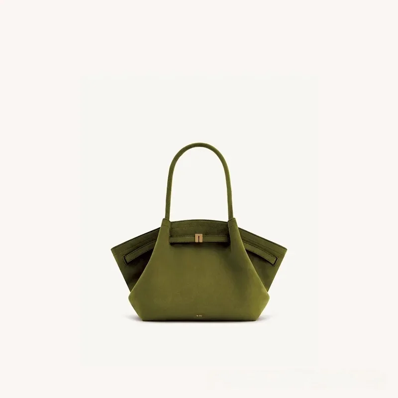Olive green large-suede [gift box]]