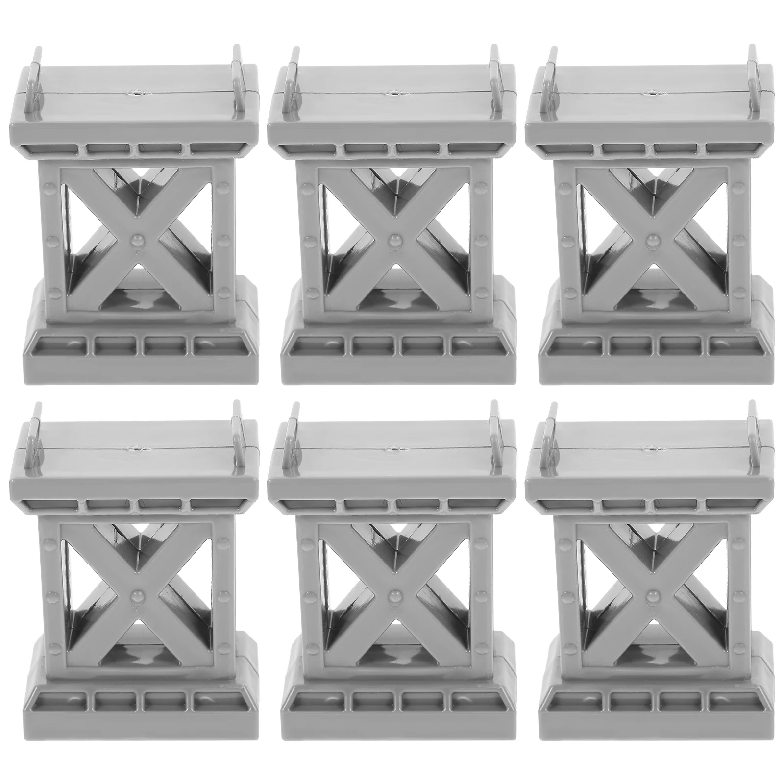 

Plastic Train Bridge Model Multi Level Support Risers Train Track Tunnel Bridge Cross Railway Toys Truss Model Train