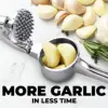 Zinc Alloy Garlic Presser Ginger Crusher Handheld Device Metal Mincer Squeezer Chopper Vegetables Masher Practical Kitchen Tools 4