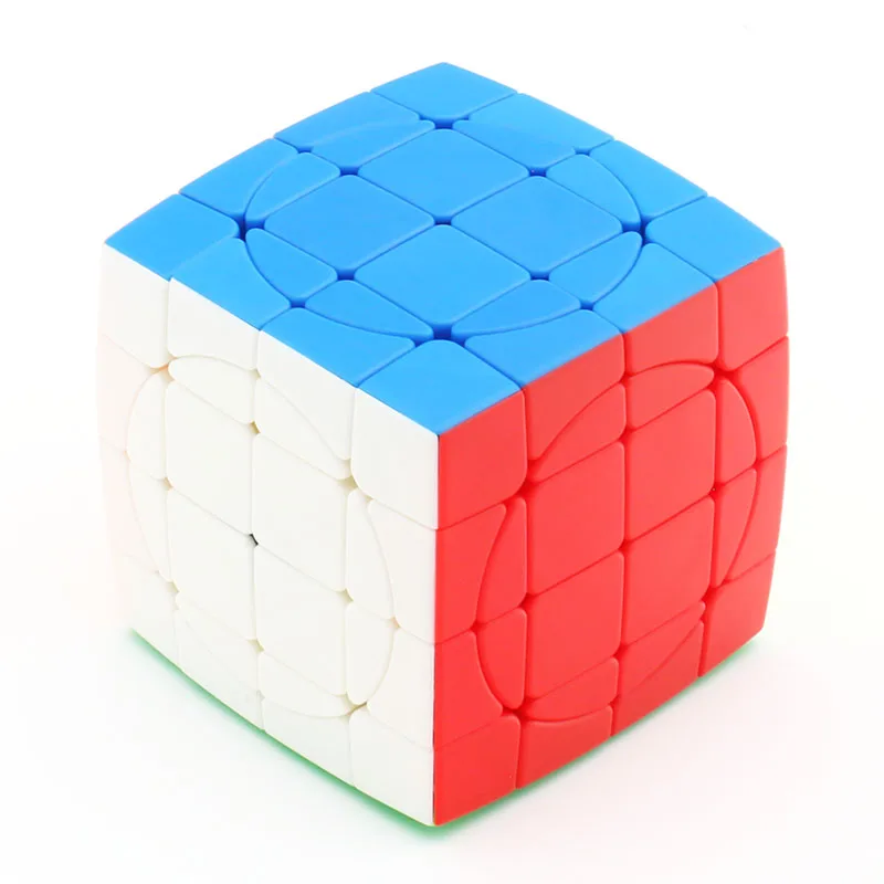 sengso Circular 4x4x4 Cube II 2.0 Crazy Strange-Shape Magic Cube Twisty Puzzle Stickerless Children Kids Adult Intelligence Toy 3