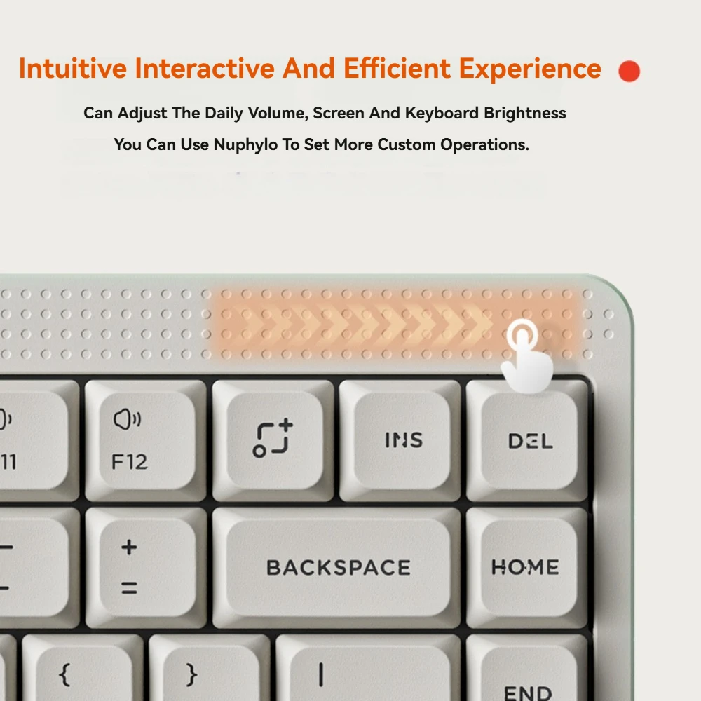 NuPhy Node75 ワイヤレスメカニカルキーボード ロープロファイル NuPhy Node75 High-Profile Wireless Mechanical Keyboard