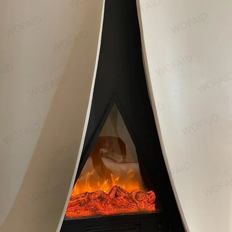 Nordic ฝังเตาผิง Fire เลียนแบบสําหรับห้องนั่งเล่น 3D Atomizing เตาผิงหรูหราตกแต่งเตาผิงไฟฟ้า 1