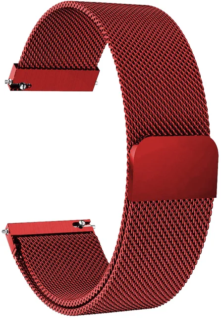Premium 22mm Milanese Metal Loop Band Replacement Wristband